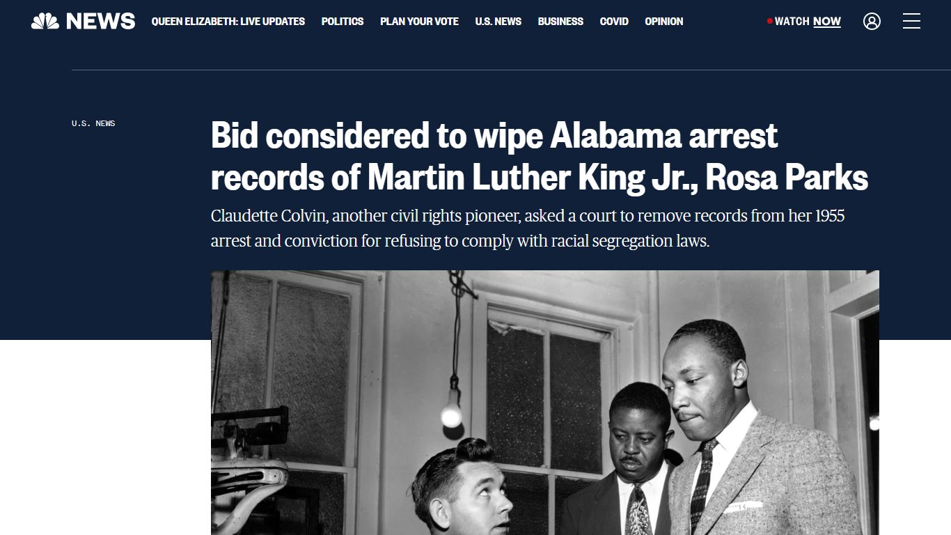 Bid considered to wipe Alabama arrest records of Martin Luther King Jr ...